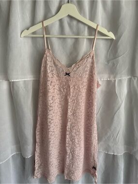 Victoria’s Secret Lace Chemise with Satin Bows